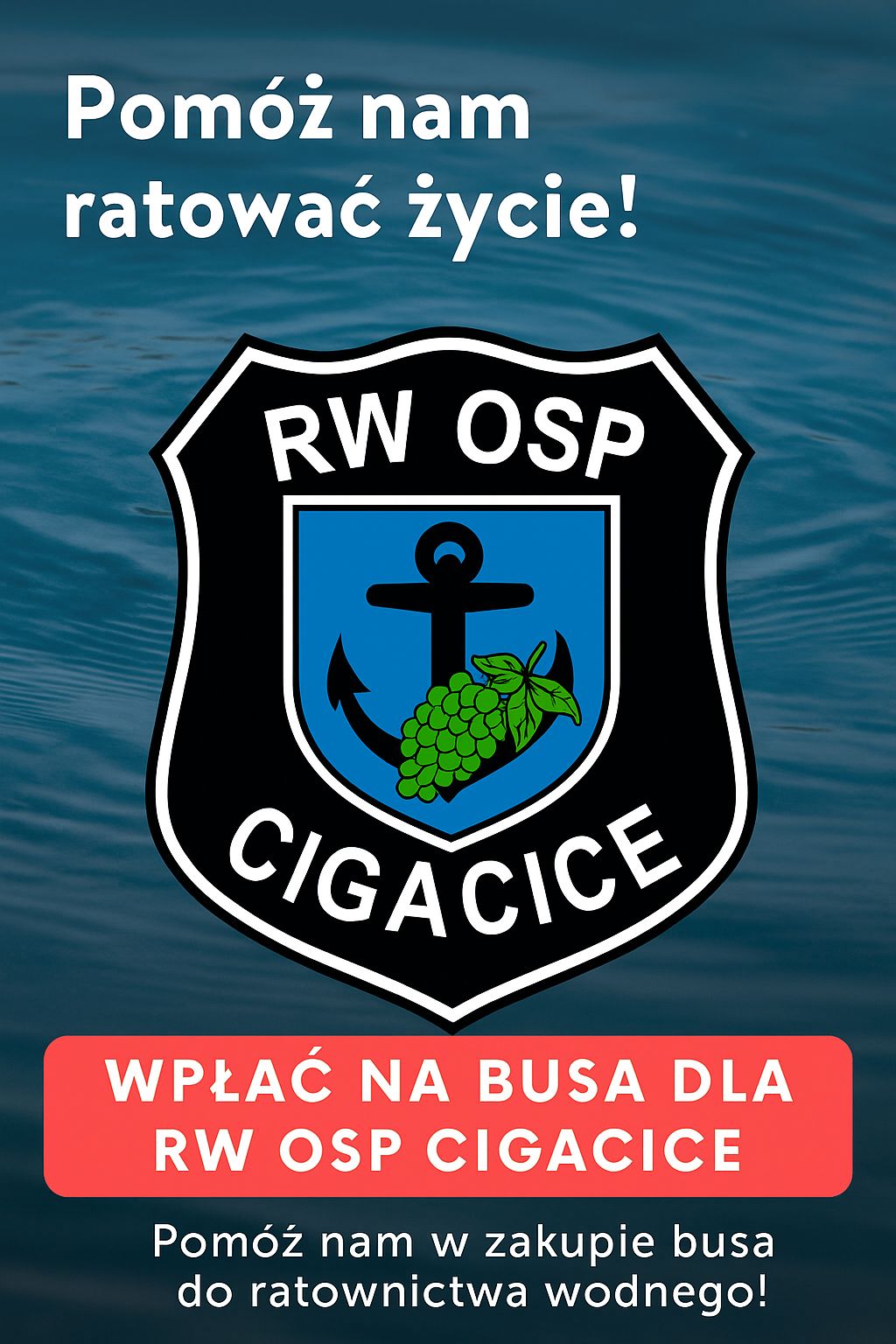 OSP Cigacice zbiera na nowego busa. "Jest niezbędny do akcji ratowniczych na wodzie" Radio Zachód - Lubuskie