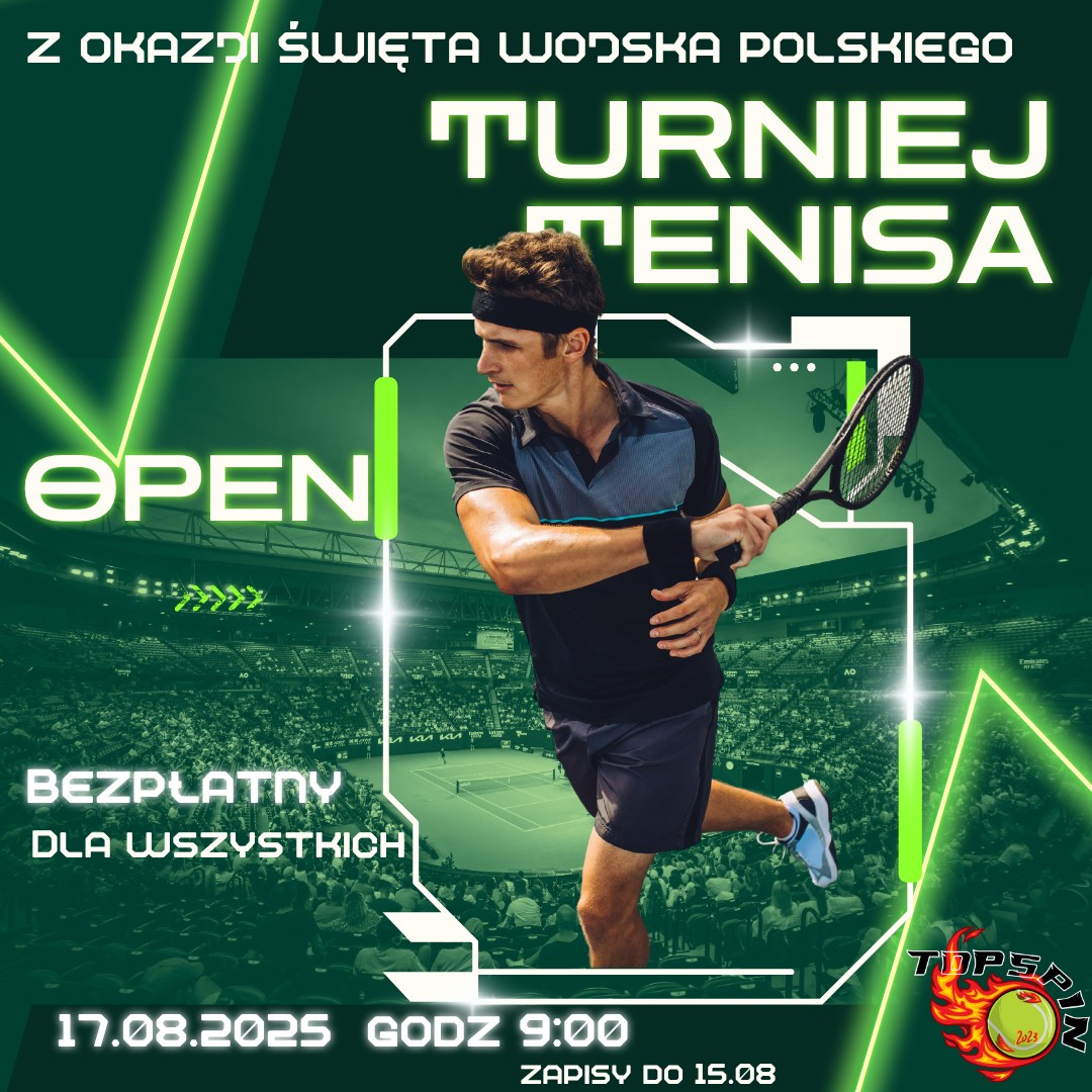 Tenisowe rozgrywki z okazji Święta Wojska Polskiego Radio Zachód - Lubuskie
