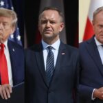Donald Trump, Karol Nawrocki i Donald Tusk Fot. PAP/EPA/PAP/EPA/GAVRIIL GRIGOROV/SPUTNIK/KREMLIN POOL/POOL/Leszek Szymański/Paweł Supernak