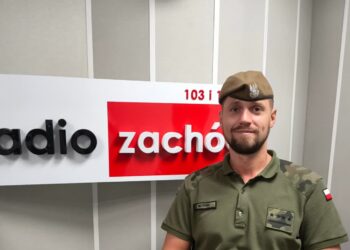 kpt. Damian Misterski, szef szkolenia 15. LBOT Radio Zachód - Lubuskie