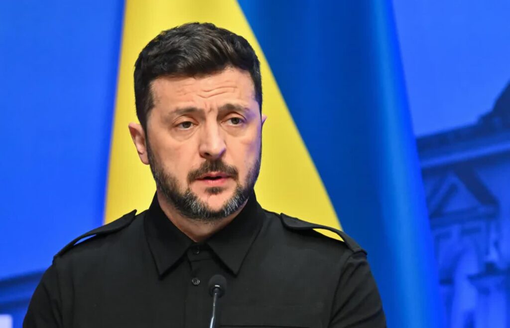 Wołodymyr Zełenski (EPA/VALDEMAR DOVEIKO)