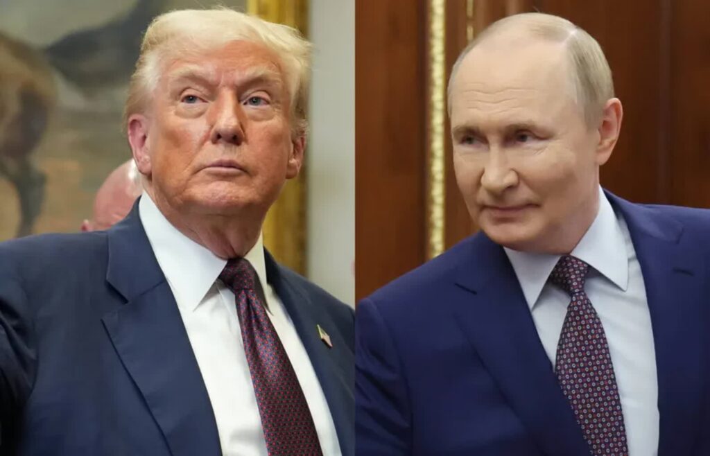 Donald Trump i Władimir Putin. Fot. PAP/EPA/ERIC LEE / POOL/YACHESLAV PROKOFYEV / SPUTNIK / KREMLIN POOL