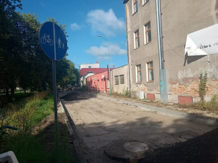 Remont ulicy Grunwaldzkiej w Lubsku 9 fot. K.Gonera