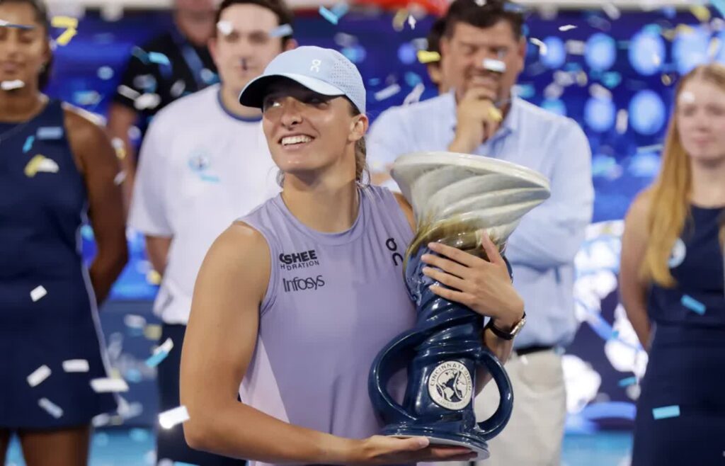 Iga Świątek. Fot. PAP/EPA/ MARK LYONS