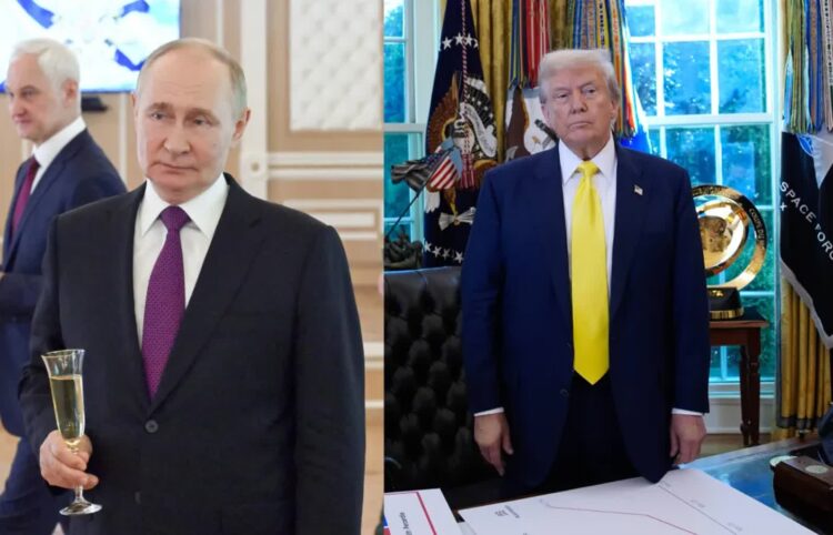 Władimir Putin (L) i Donald Trump. Fot. EPA/ALEXEY DANICHEV / SPUTNIK / KREMLIN POOL KREMLIN POOL/ YURI GRIPAS / POOL