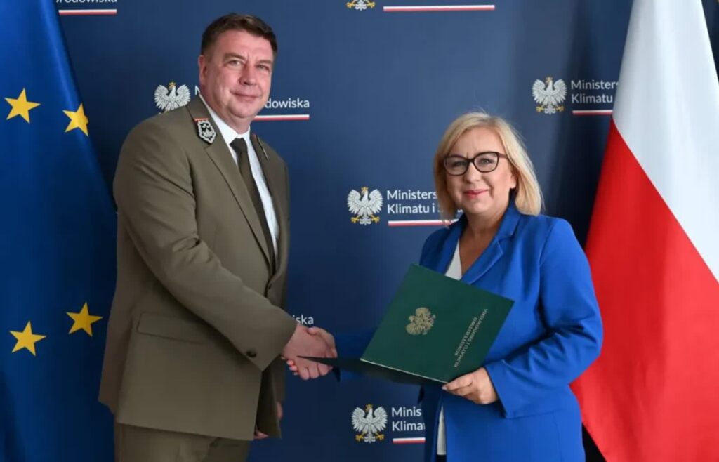 Adam Wasiak i Paulina Hennig-Kloska Fot. Ministerstwo Klimatu i Środowiska