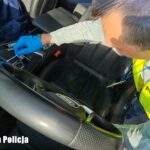 Krosno Odrzańskie. 18-latek uciekał przed policją skradzionym w Niemczech samochodem Audi (KPP Krosno Odrz.)