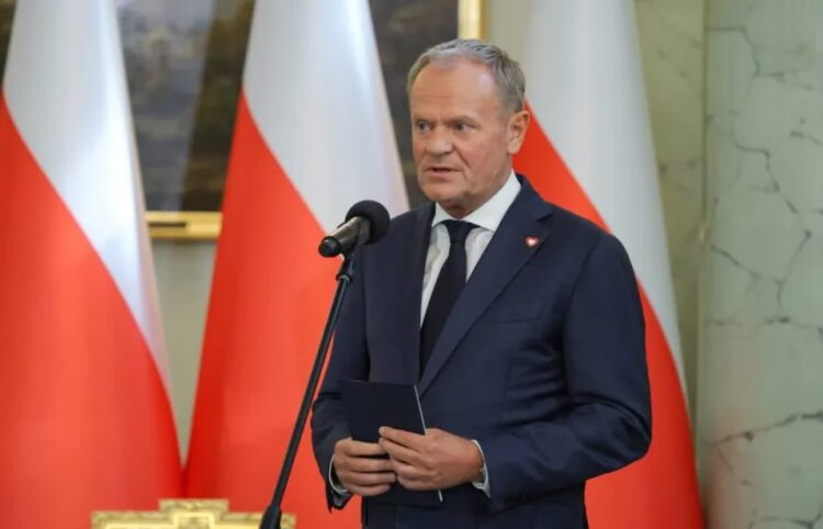 Premier Donald Tusk Fot. PAP/Paweł Supernak