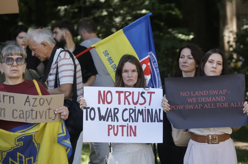 Manifestacja w Kijowie (PAP/EPA/SERGEY DOLZHENKO)