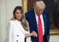 Melania Trump i Donald Trump Fot. JIM LO SCALZO/PAP/EPA