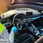 Krosno Odrzańskie. 18-latek uciekał przed policją skradzionym w Niemczech samochodem Audi (KPP Krosno Odrz.)