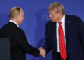 Władimir Putin i Donald Trump (PAP/EPA/SERGEY BOBYLEV/SPUTNIK/KREMLIN POOL / POOL)