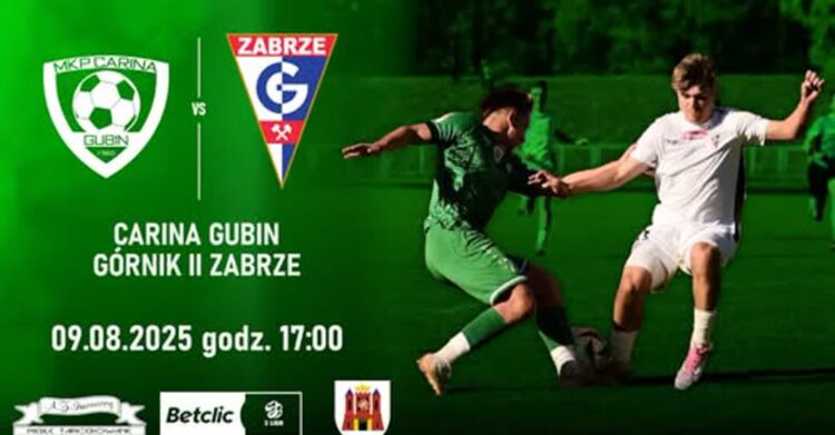 Po remisie w Częstochowie, Carina podejmie rezerwy Górnika Zabrze 9 Po remisie w Częstochowie, Carina podejmie rezerwy Górnika Zabrze Radio Zachód - Lubuskie