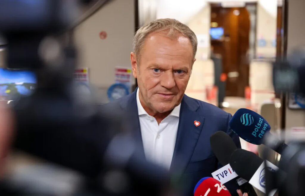 Premier Donald Tusk. Fot. PAP/Albert Zawada