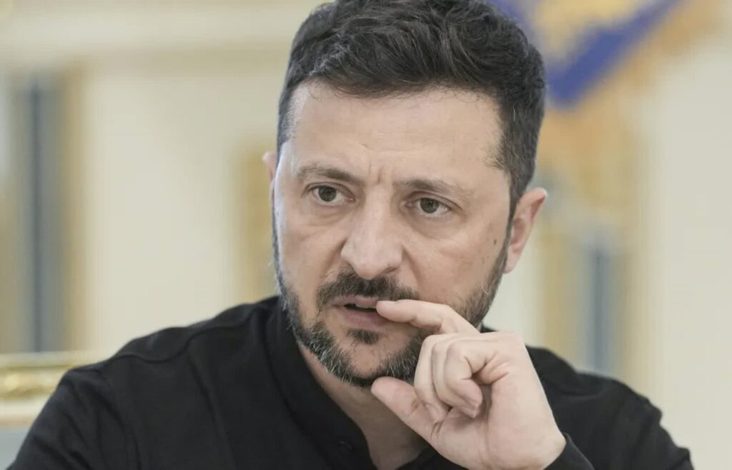 Wołodymyr Zełenski Fot. PAP/EPA/STRINGER