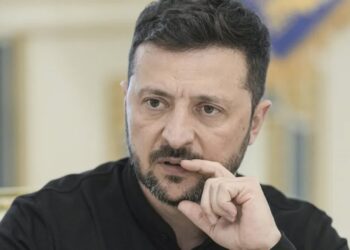 Wołodymyr Zełenski Fot. PAP/EPA/STRINGER