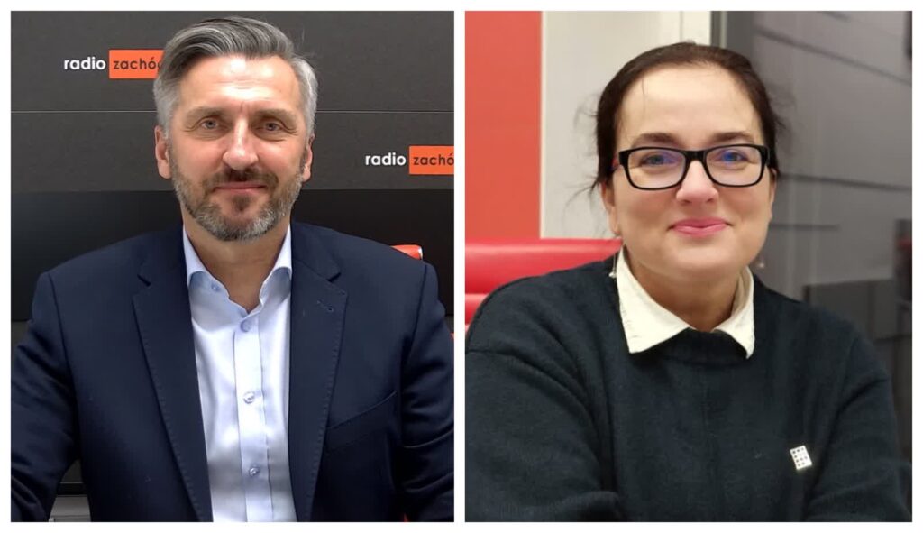 Waldemar Sługocki (Platforma Obywatelska) i Anita Kucharska-Dziedzic (Nowa Lewica)