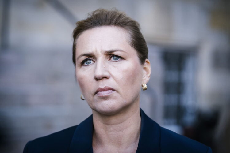 Duńska premier Mette Frederiksen (PAP/EPA/Emil Nicolai Helms)