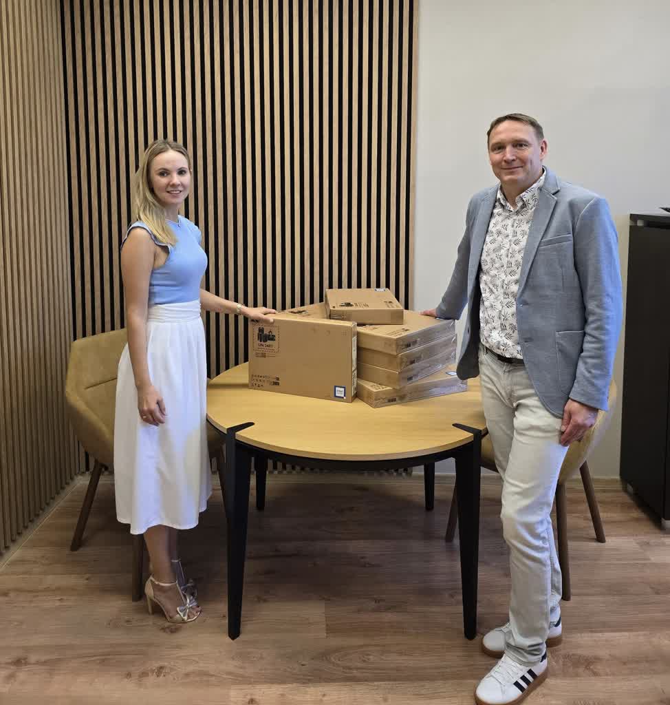 Laptopy od ministra dla szkoły w Nietkowicach