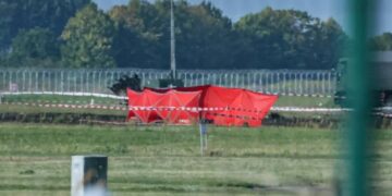 Miejsce wypadku Fot. PAP/Paweł Supernak