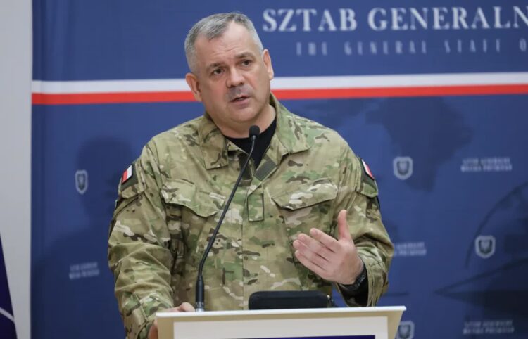 Szef Sztabu Generalnego WP gen. Wiesław Kukuła. Fot. PAP/Rafał Guz