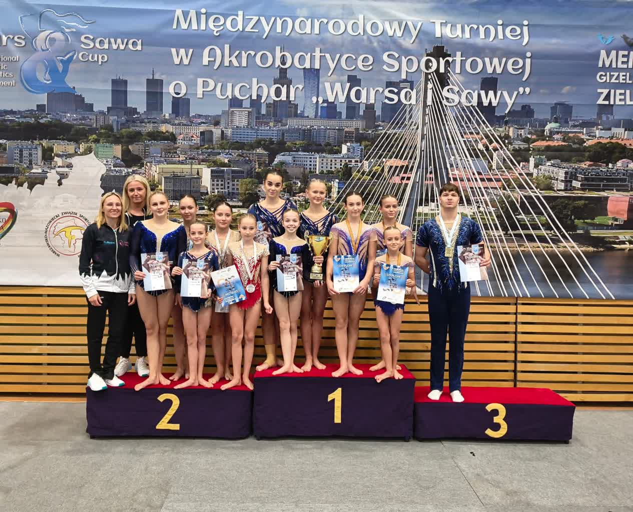 Pięć medali zielonogórskich akrobatów na inaugurację sezonu