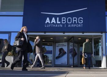 Lotnisko w Aalborgu Fot. PAP/EPA/RITZAU SCANPIX