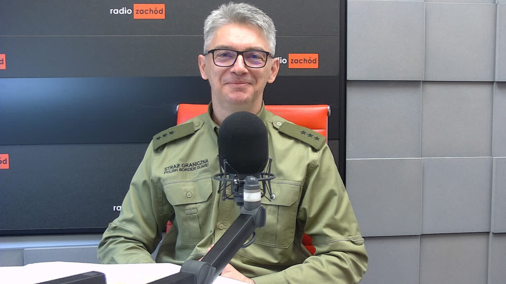 Paweł Biskupik, rzecznik NOSG w Krośnie Odrzańskim Radio Zachód - Lubuskie