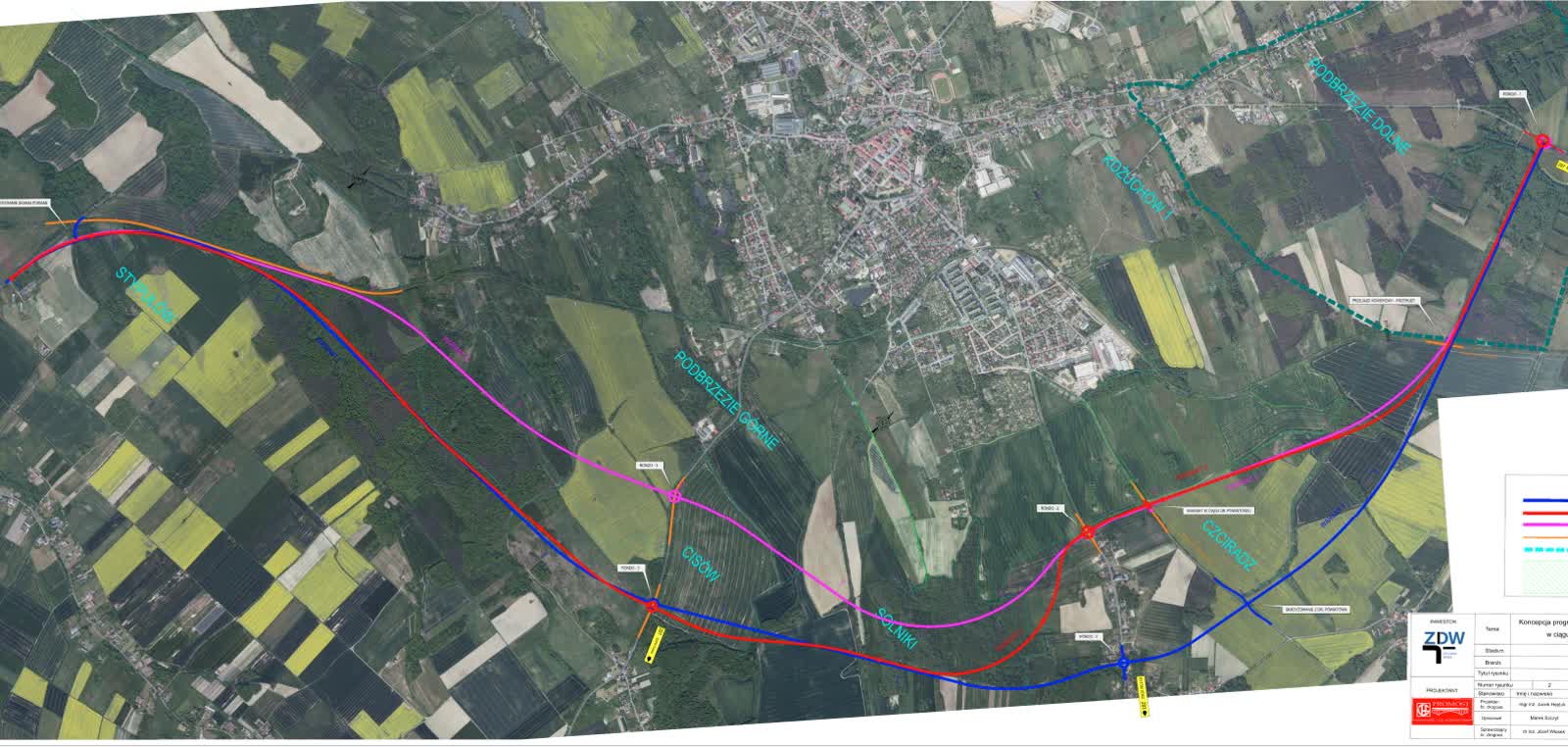 Znamy warianty obwodnic Kożuchowa i Bogaczowa, czas na głos mieszkańców 13 kozuchow.jpg