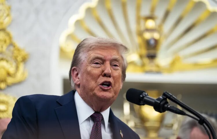 Donald Trump. Fot. PAP/EPA/AL DRAGO / POOL