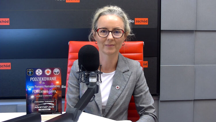 Paulina Grzesiowska-Nowak, dyrektor Lubuskiego Oddziału Okręgowego Polskiego Czerwonego Krzyża Radio Zachód - Lubuskie