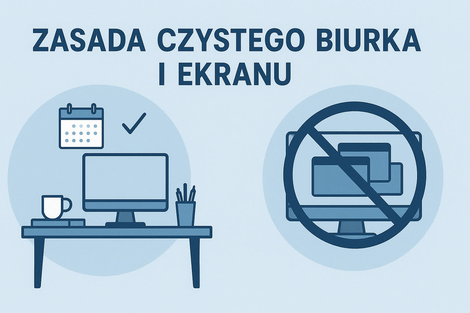 Cyberprzezorny – zasada czystego biurka i ekranu