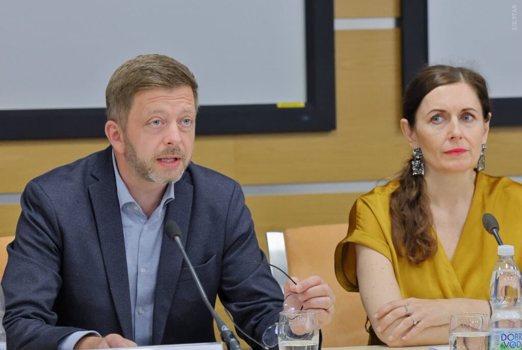 Po lewej Vít Rakušan, czeski wicepremier (x.com/Vit_Rakusan)