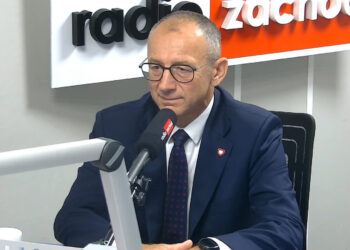 Wojewoda Marek Cebula w studiu Radia Zachód