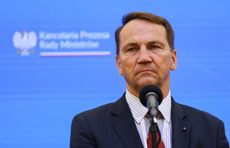Wicepremier, minister spraw zagranicznych Radosław Sikorski, fot. PAP/Albert Zawada