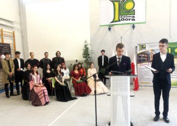 Narodowe Czytanie 2025 w I Liceum Ogólnokształcącym w Zielonej Górze (fot. Agata Duszyńska)