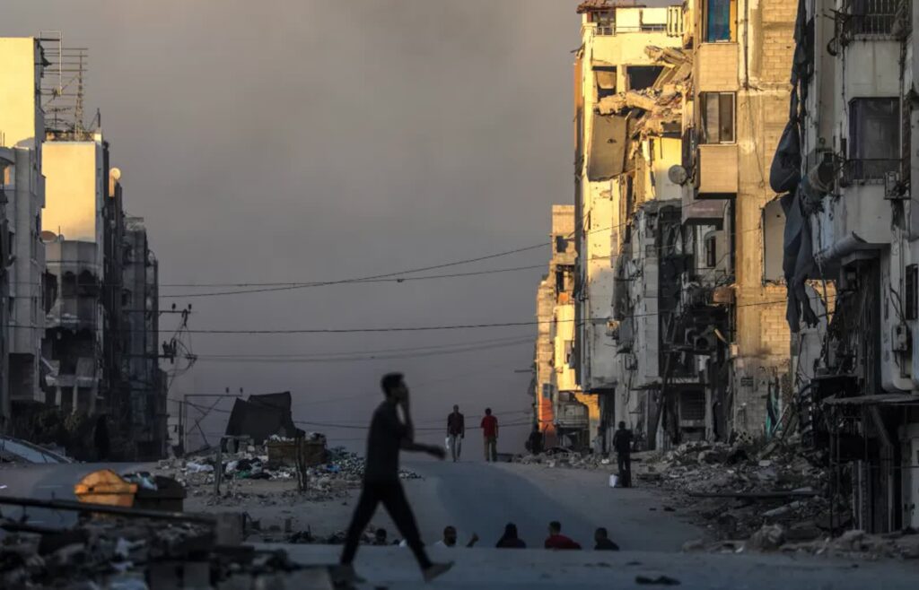 Gaza. Fot. EPA/MOHAMMED SABER