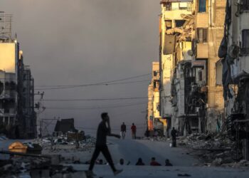 Gaza. Fot. EPA/MOHAMMED SABER