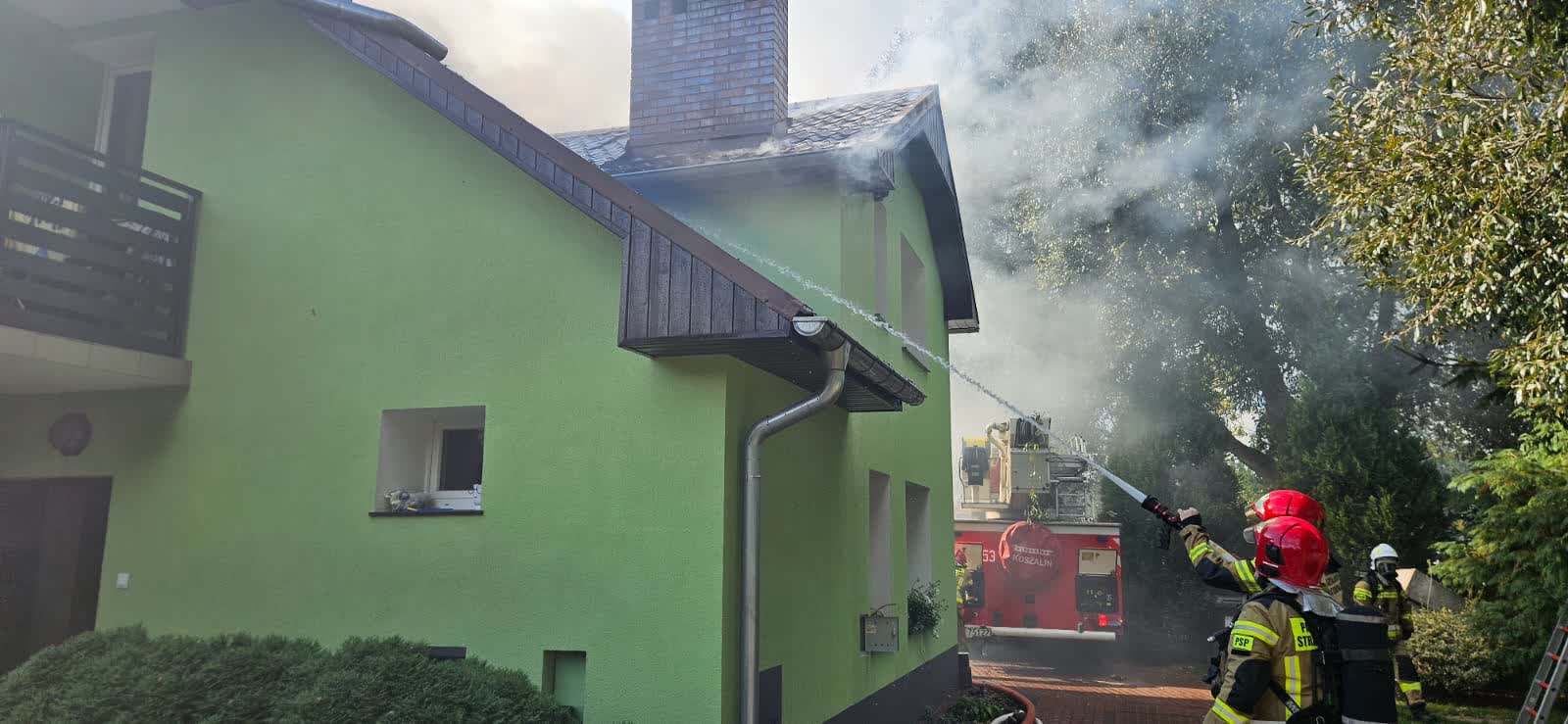Pożar domu jednorodzinnego w Gorzowie Radio Zachód - Lubuskie