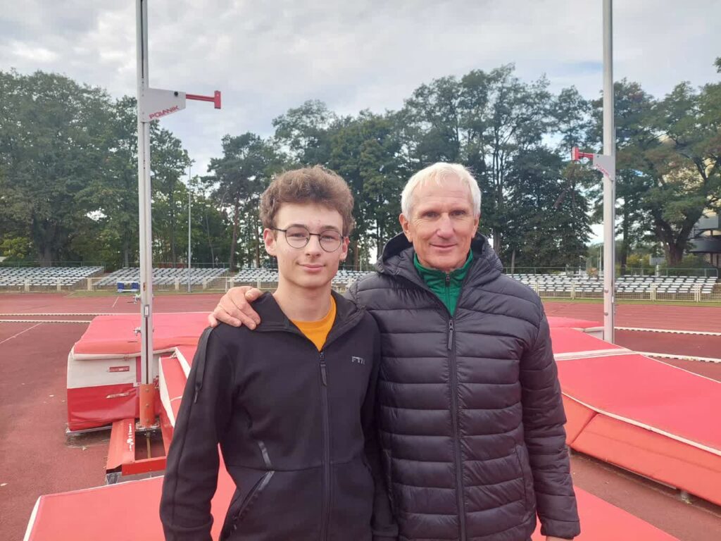 Teodor Szymański wicemistrzem Polski U-15 w skoku o tyczce Radio Zachód - Lubuskie