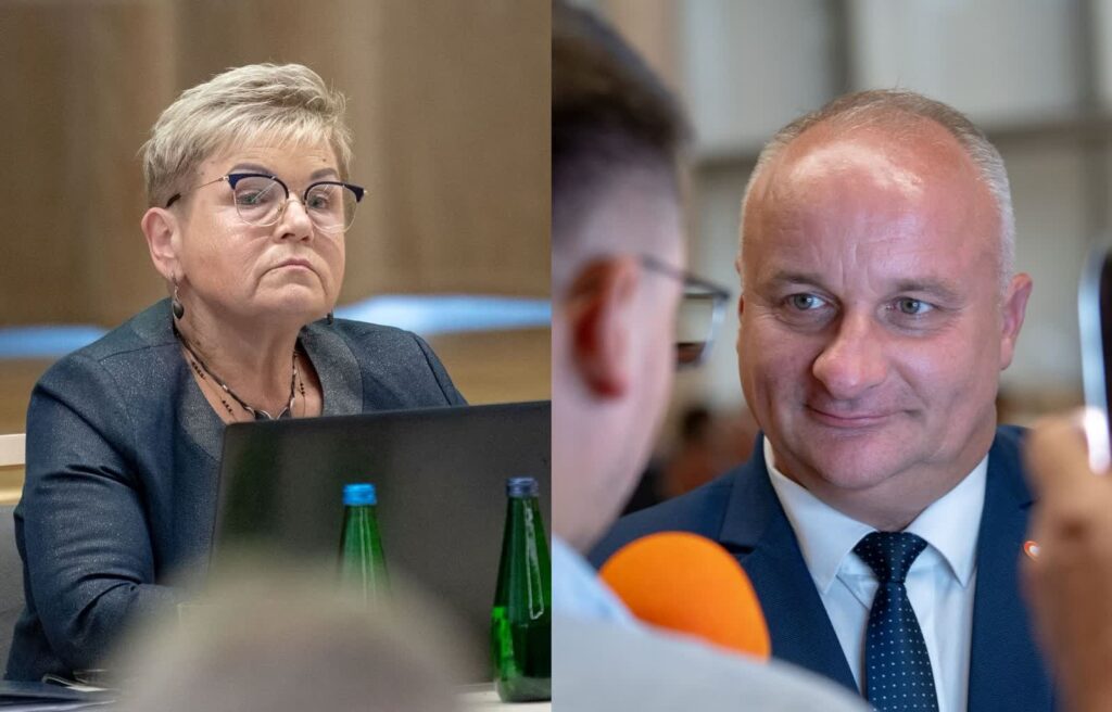 Nowe twarze w zarządzie województwa 2 Anna Chinalska (PSL) i Hubert Harasimowicz (PO) - nowi członkowie zarządu woj. lubuskiego (fot. Krzysztof Filmanowicz)
