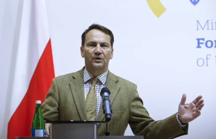 Radosław Sikorski. Fot. EPA/SERGEY DOLZHENKO