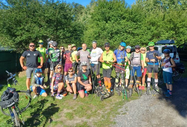 Rajd nartorolkarzy. Pojechali już po raz czwarty 9 IV Zielonogórski Rajd Nartorolkowy (fot. Piotr Bakselerowicz)