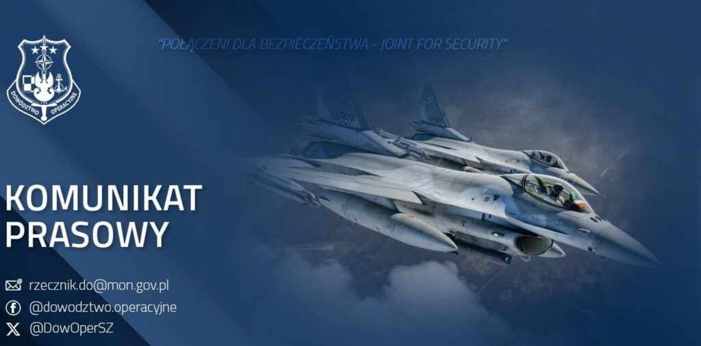 Przy granicy z Ukrainą przestrzeń powietrzną patrolują myśliwce (DORSZ)