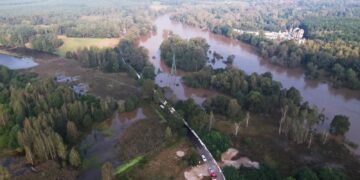 Mija rok od powodzi. Słono kosztowała 10 Zeszłoroczna powódź w woj. lubuskim (fot. K. Filmanowicz)