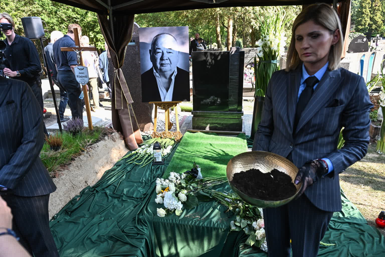 Na Powązkach pożegnano Stanisława Soykę