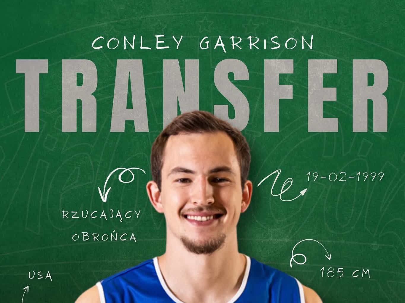 Conley Garrison wzmacnia Zastal Zielona Góra