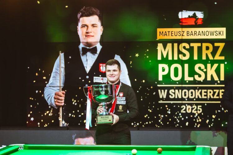 Mateusz Baranowski zadowolony po turnieju Northern Ireland Open. Wkrótce kolejne zawody w Anglii Radio Zachód - Lubuskie