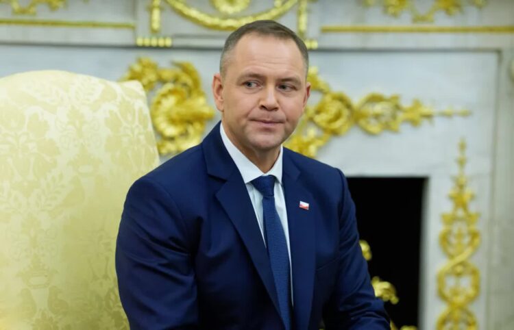 Prezydent Karol Nawrocki spotka się 16 września z prezydentem Niemiec 9 Karol Nawrocki. Fot. EPA/AARON SCHWARTZ / POOL