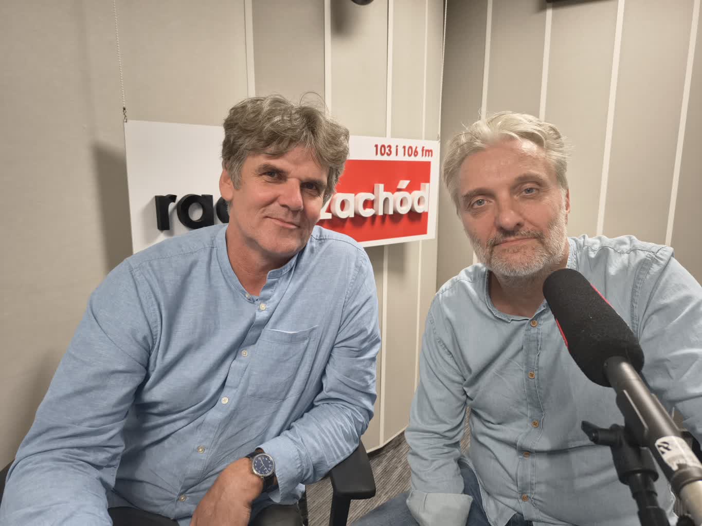 Wojciech Ramus, prezes fundacji Teatr Wyobraźni oraz Cezary Żołyński, dyrektor artystyczny festiwalu Słuchowisk dla Dzieci i Młodzieży „Wyobraź sobie…”